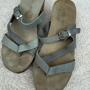 A. Gianetti Gray Women's Sandals